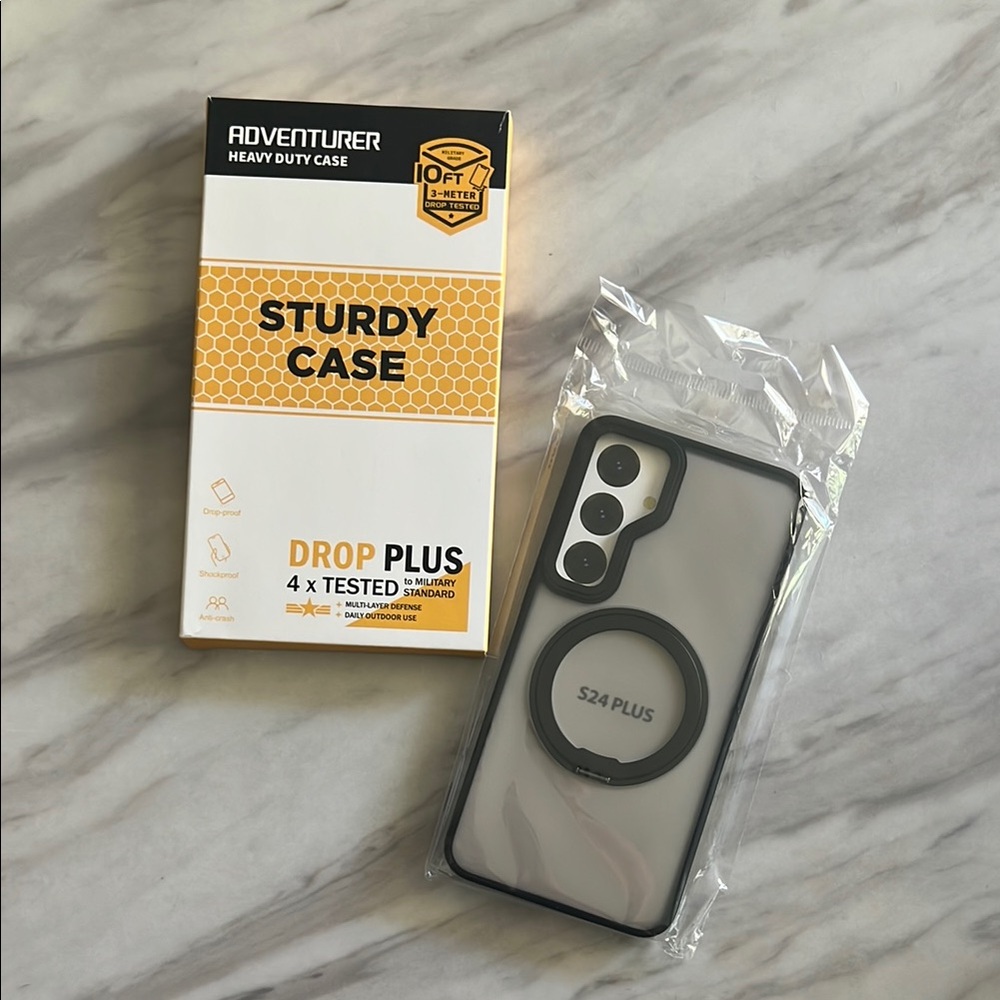 Galaxy Heavy Duty Phone Case for S24 Plus - Black NEW